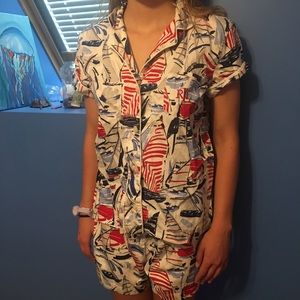 Ralph Lauren Matching Pajama Set